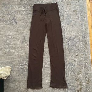I AM GIA split hem pant